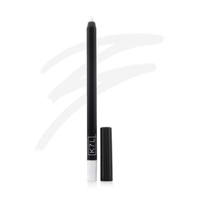 K7L eyeliner applied to waterline demonstrating brightening effect