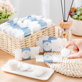 Kacctyen mini soap on a hotel sink demonstrating easy guest-room presentation and hygiene