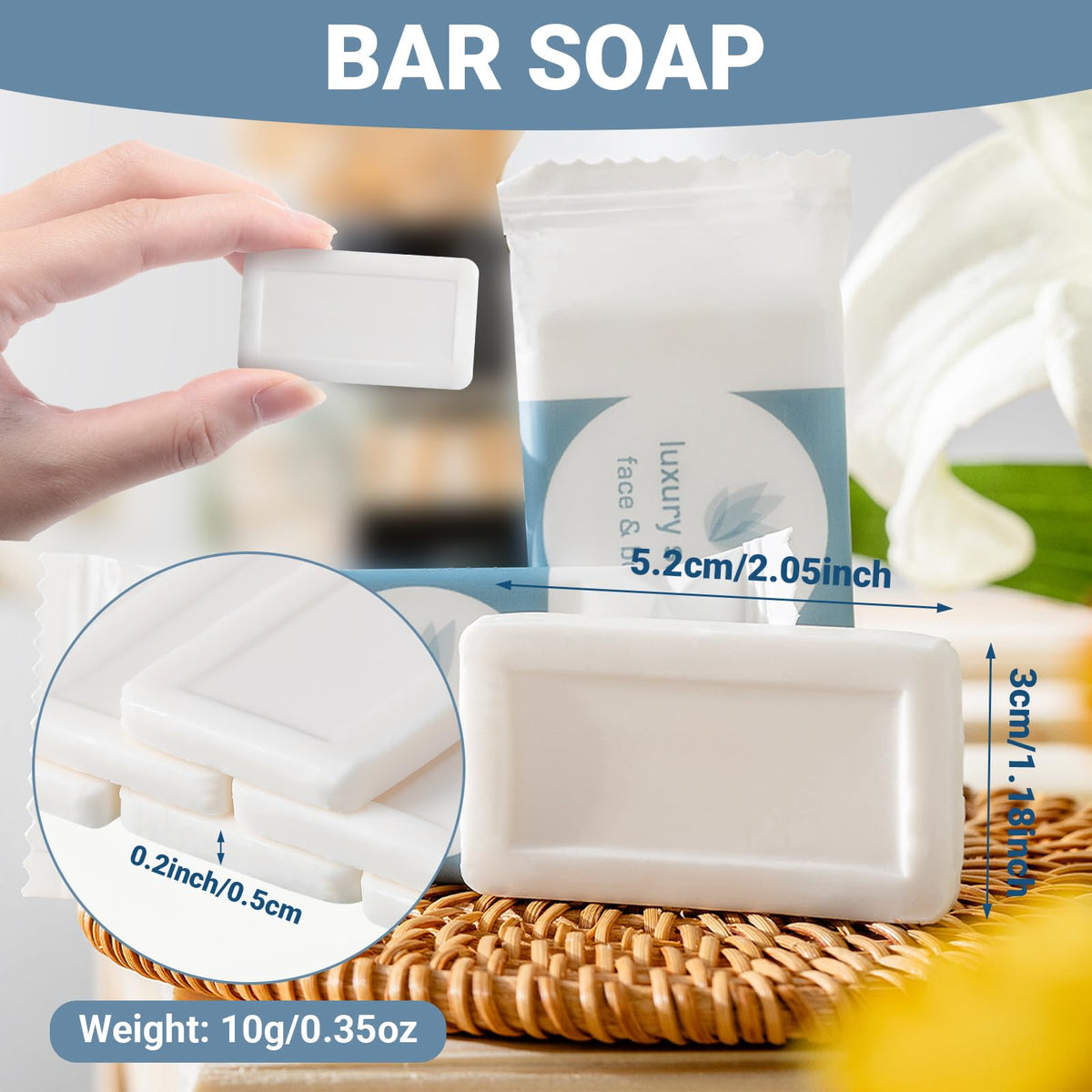 kacctyen single wrapped bar close-up highlighting sanitary convenience