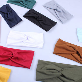 Kachanaa colorful headbands spread displaying pattern options to match outfits