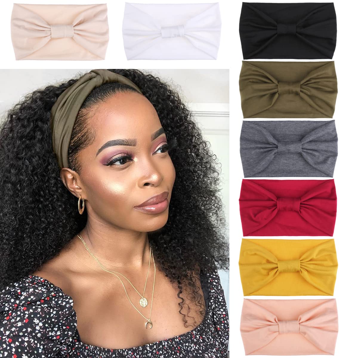 Kachanaa front packaging showing eight assorted headbands and variety benefit