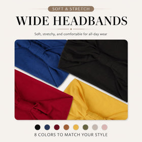 Kachanaa folded headband beside a ruler showing size and stretch for fit comparison