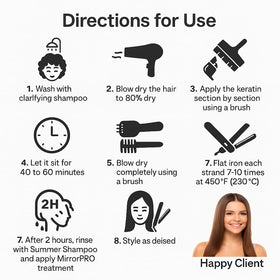 Kachita Spell applied in salon demonstrating professional results