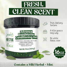 KAGA peppermint and tea tree detail for refreshed scalp