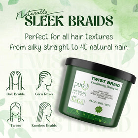 KAGA smoothing baby hairs for precise edge control benefit