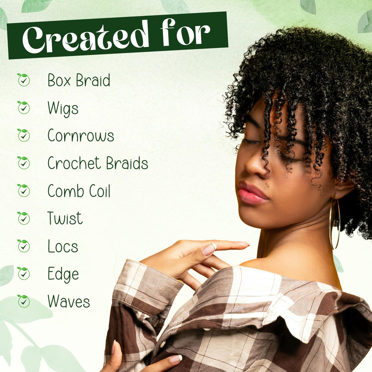 KAGA used by stylist creating neat braids for efficient service