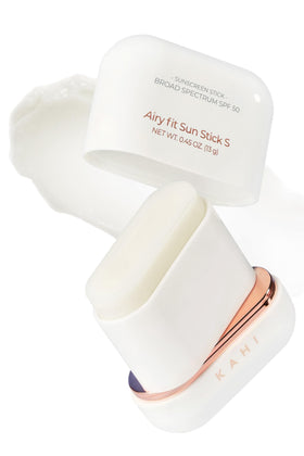 KAHI front packaging showing compact SPF sun stick protecting skin