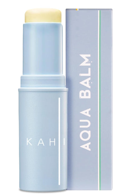 KAHI front tube view showing compact sunscreen stick and travel-ready design