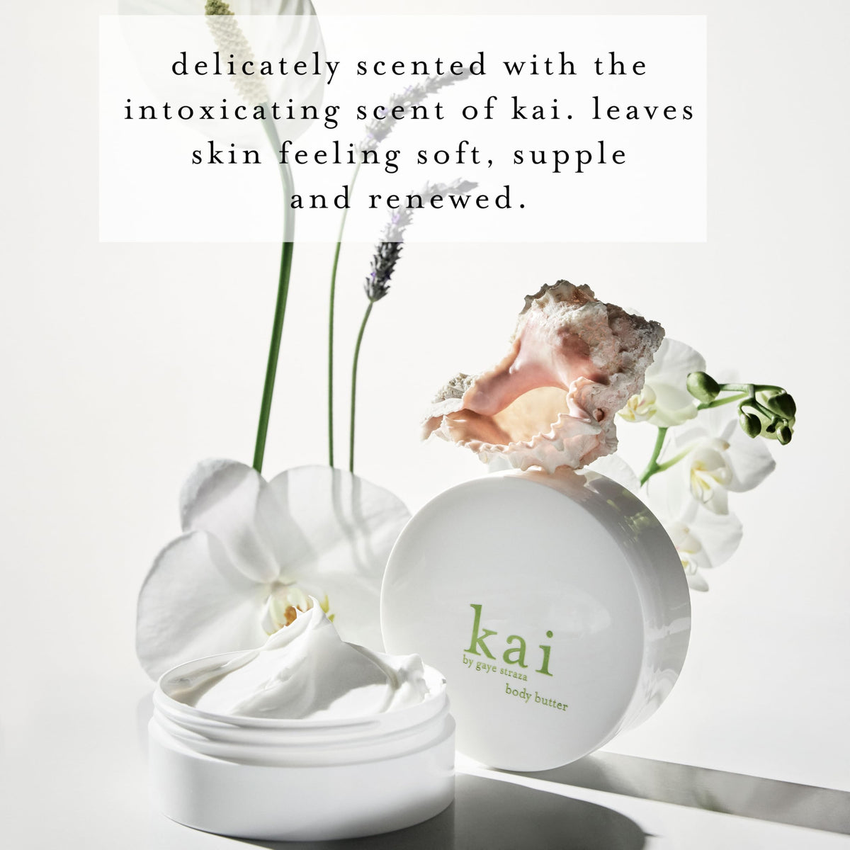 kai whipped soufflé texture close-up demonstrating lightweight absorption