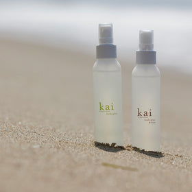 kai body glow botanical ingredients with jojoba and chamomile benefit