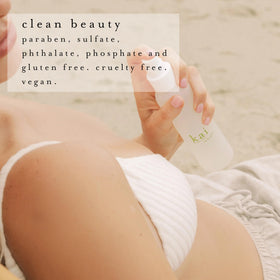 kai body glow close-up oil texture highlighting quick absorption