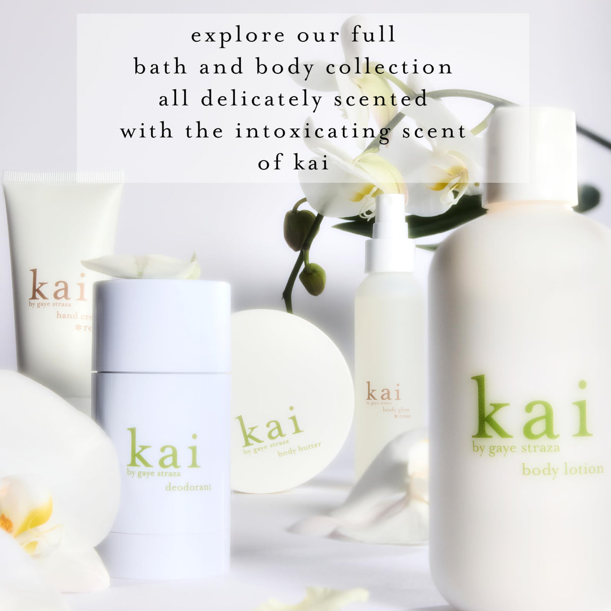 kai lotion styled in tropical setting evoking Hawaiian-inspired escape