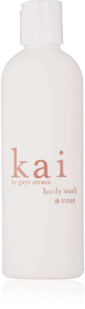 kai body wash front packaging showing rose label and 8 fl oz size for easy selection