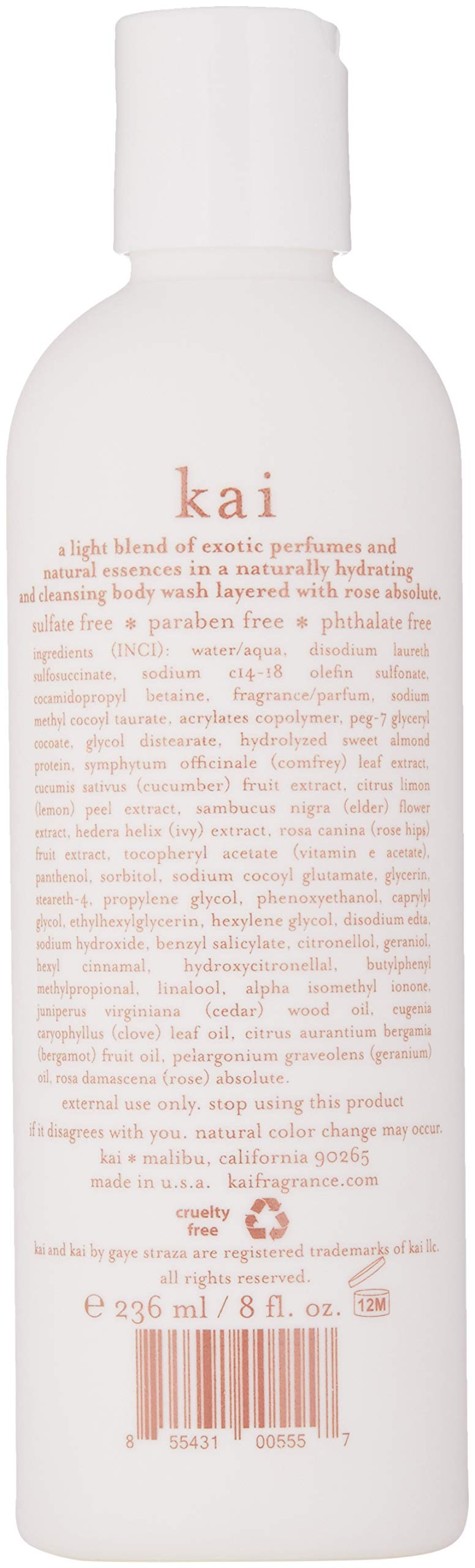kai body wash lather closeup with creamy foam demonstrating gentle hydration