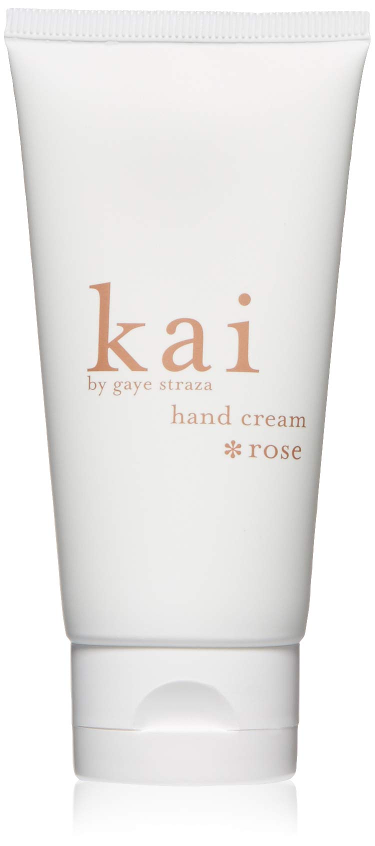 kai hand cream rose front packaging shows tube and rose scent benefit