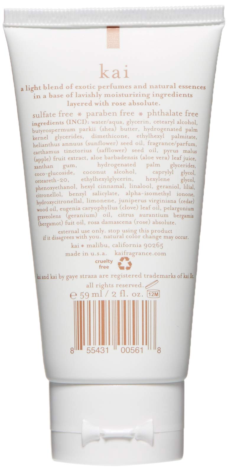 kai hand cream rose texture close-up reveals creamy hydration benefit