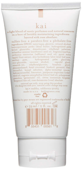kai hand cream rose texture close-up reveals creamy hydration benefit