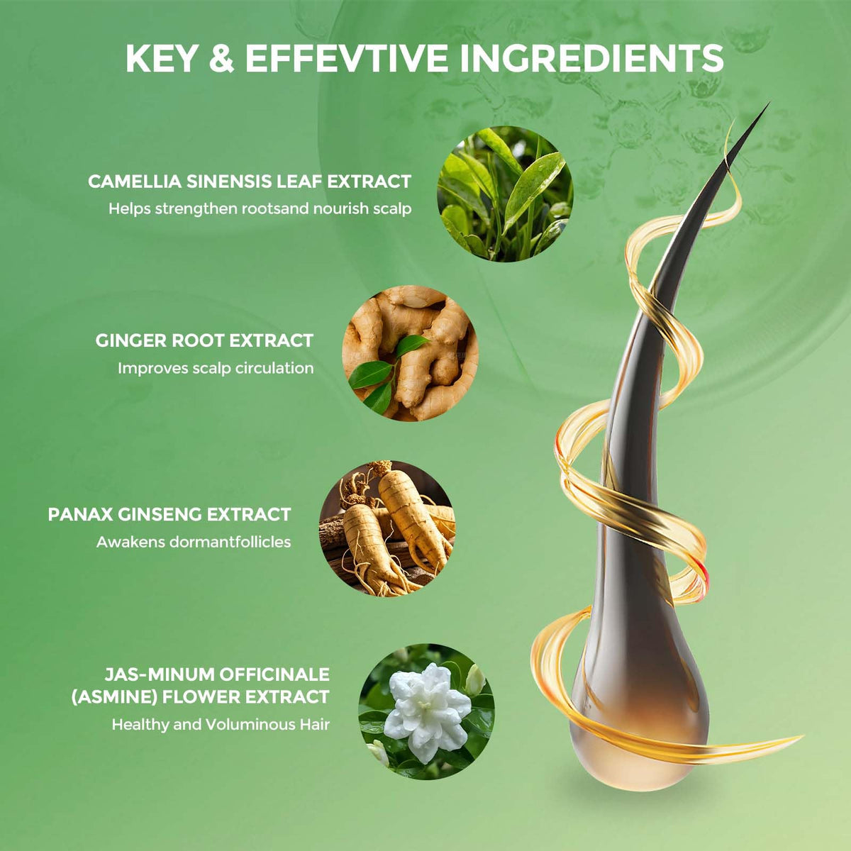 kaifansun serum texture on fingertip highlighting lightweight, fast-absorbing feel