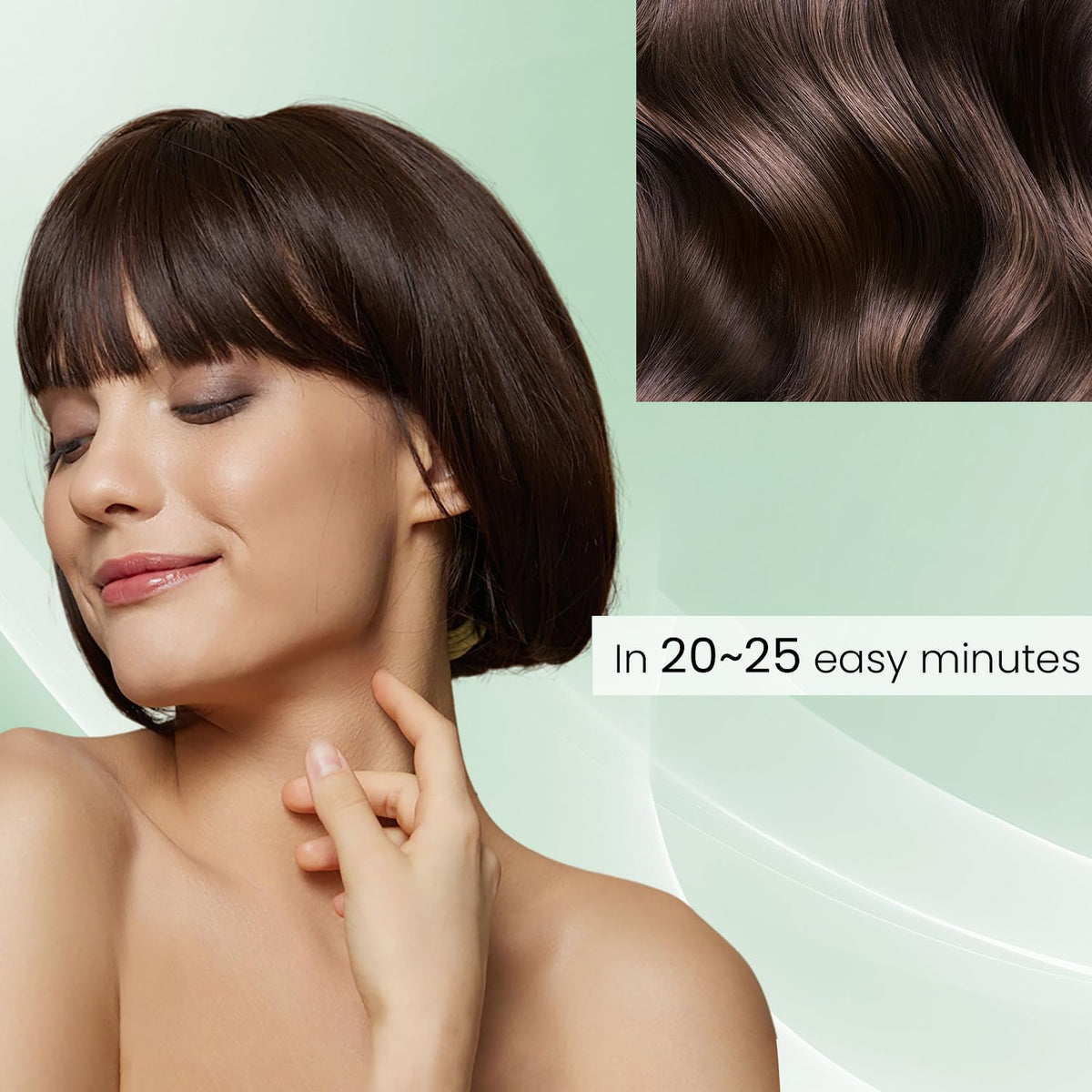 KAISASA pouring shampoo texture showing pigment-rich formula benefit