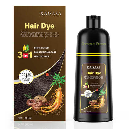 KAISASA front packaging chestnut brown showing bottle and label for easy identification