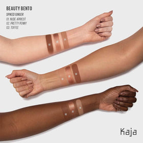 KAJA close-up of award label noting Allure Best of Beauty recognition benefit
