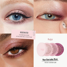 Kaja texture close-up of bouncy shadow highlighting creamy application