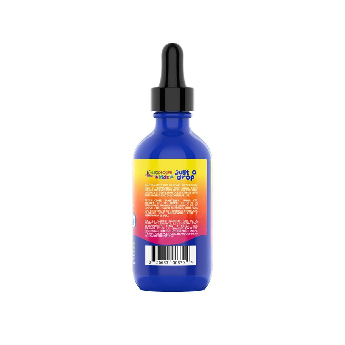 Kaleidoscope oil applied in hands demonstrating smooth texture and gentle hydration