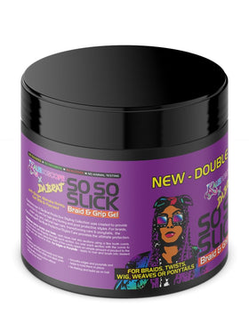 Kaleidoscope Hair Products gel texture close-up highlighting smooth, non-flaking consistency