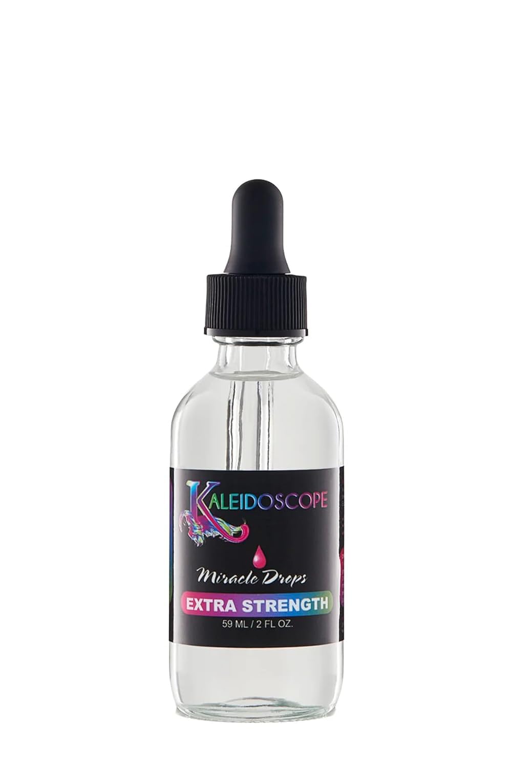 Kaleidoscope Hair Products Extra Strength front bottle showing label and size for clear identification