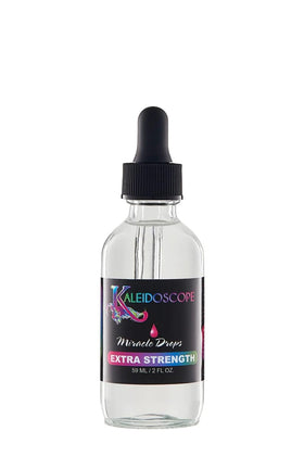 Kaleidoscope Hair Products Extra Strength front bottle showing label and size for clear identification