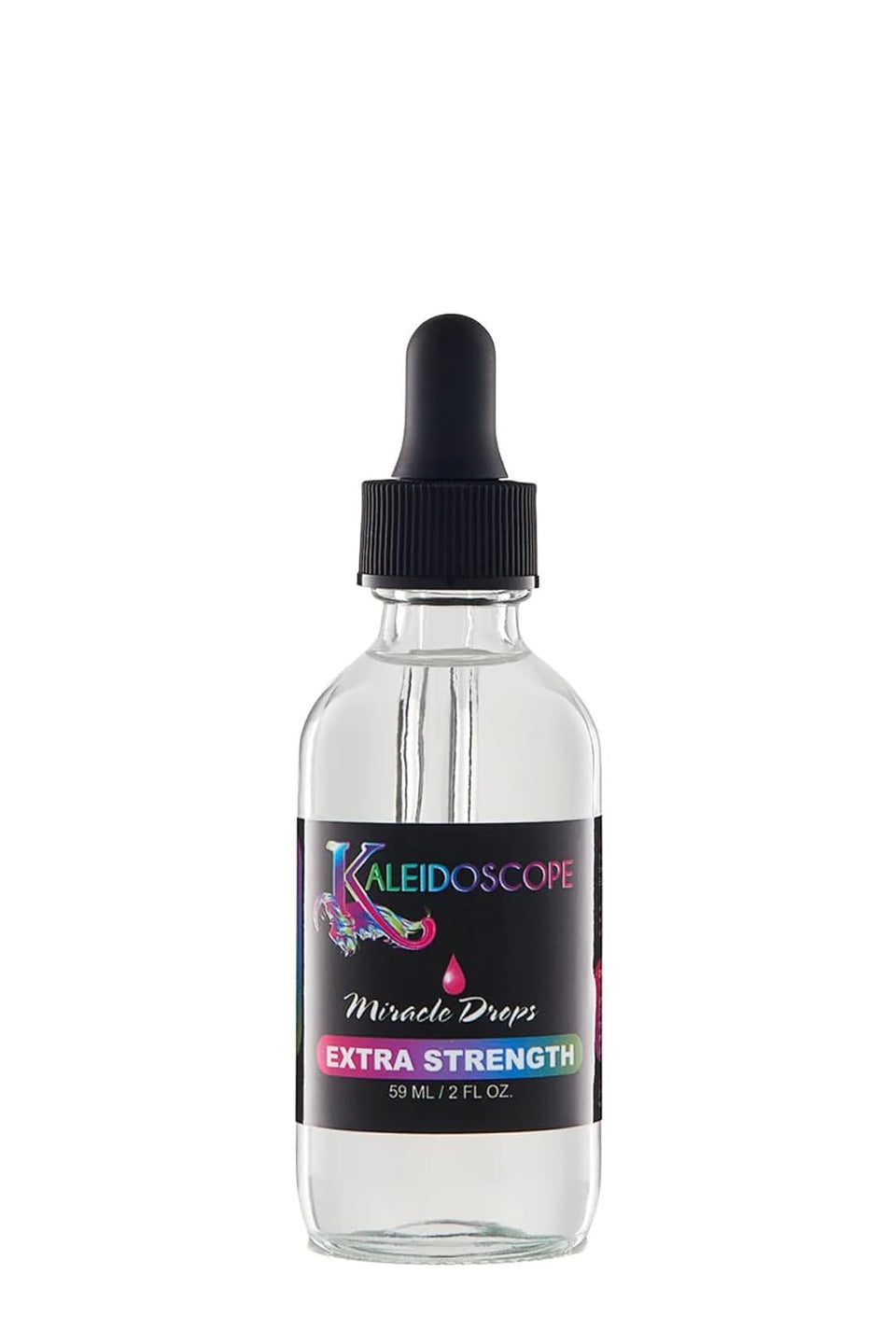 Kaleidoscope Hair Products Extra Strength front bottle showing label and size for clear identification