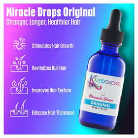 Kaleidoscope hair lengths and ends before and after for added shine benefit