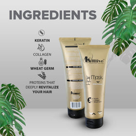 KALIVE 2 STYLE being scooped and applied to hair for easy use