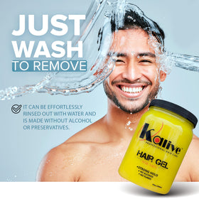 KALIVE 2 STYLE ingredients label focused on alcohol-free formula benefits