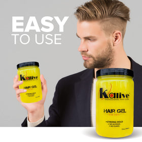 KALIVE 2 STYLE open gel texture demonstrating smooth, non-flaking consistency