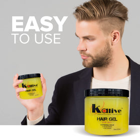 KALIVE 2 STYLE open jar texture close-up highlighting smooth gel consistency