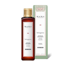 Kama Ayurveda label close-up revealing ingredients and authentic Ayurvedic branding