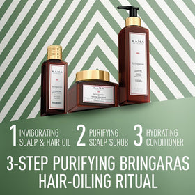Kama Ayurveda bottle in bathroom lifestyle setting suggesting routine use