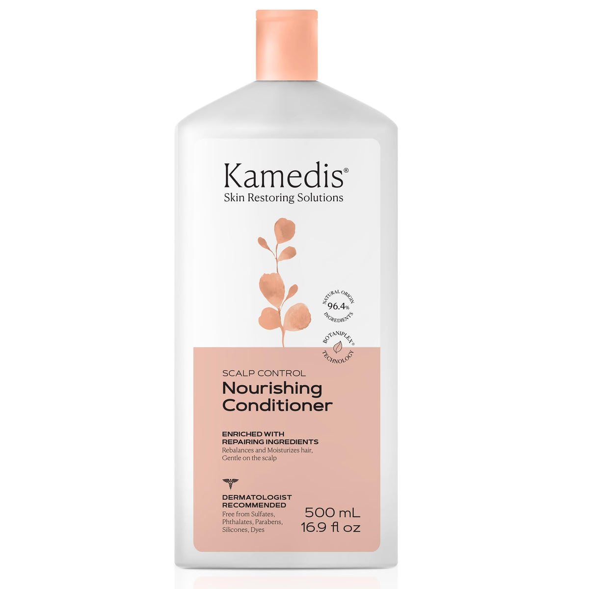 KAMEDIS front packaging bottle showing clean botanical branding and size