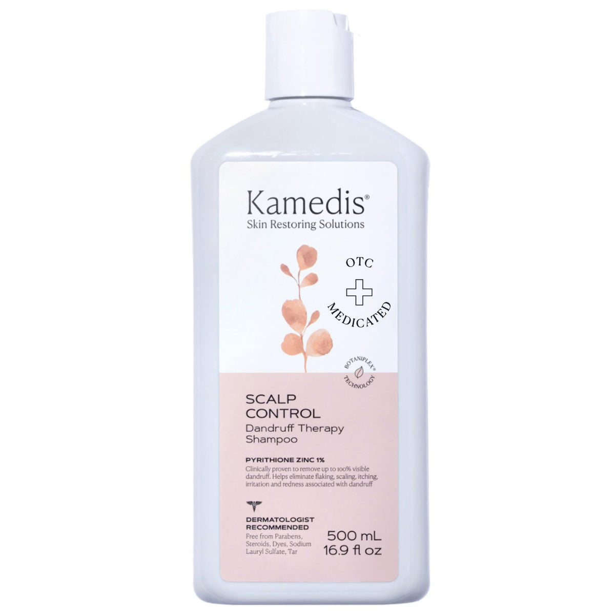 KAMEDIS front packaging showing 16.9 fl oz bottle and benefits