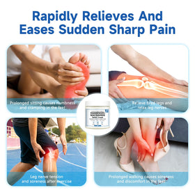 Kaminii used during foot massage illustrating soothing application and comfort
