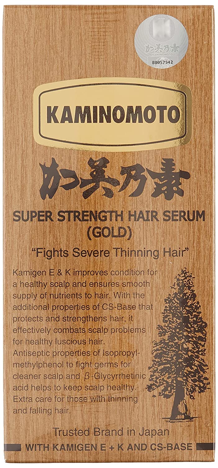 加美乃素 KAMINOMOTO Gold 150ml front packaging showing bottle label and spray for easy application