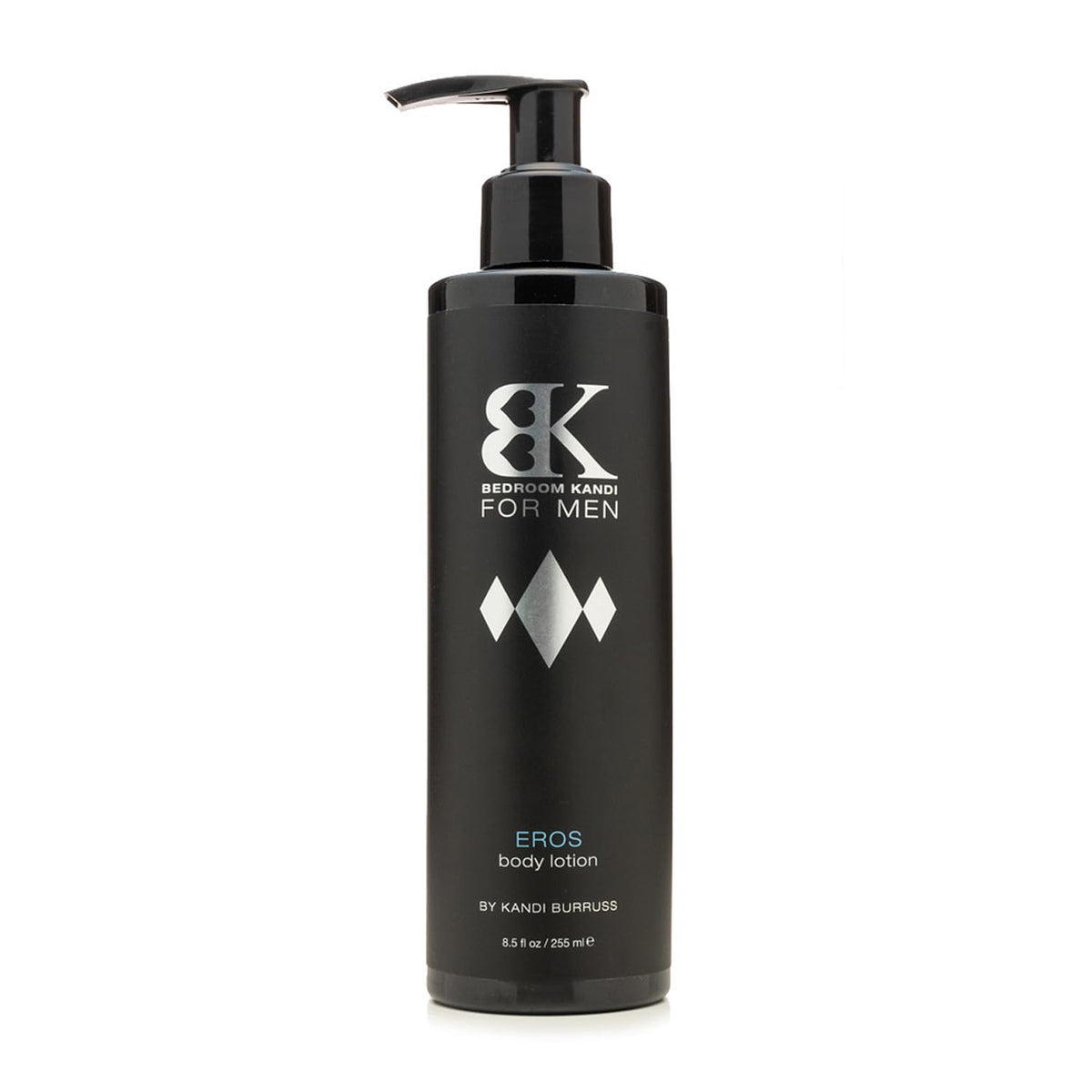 Kandi front packaging shows bottle and masculine scent benefit