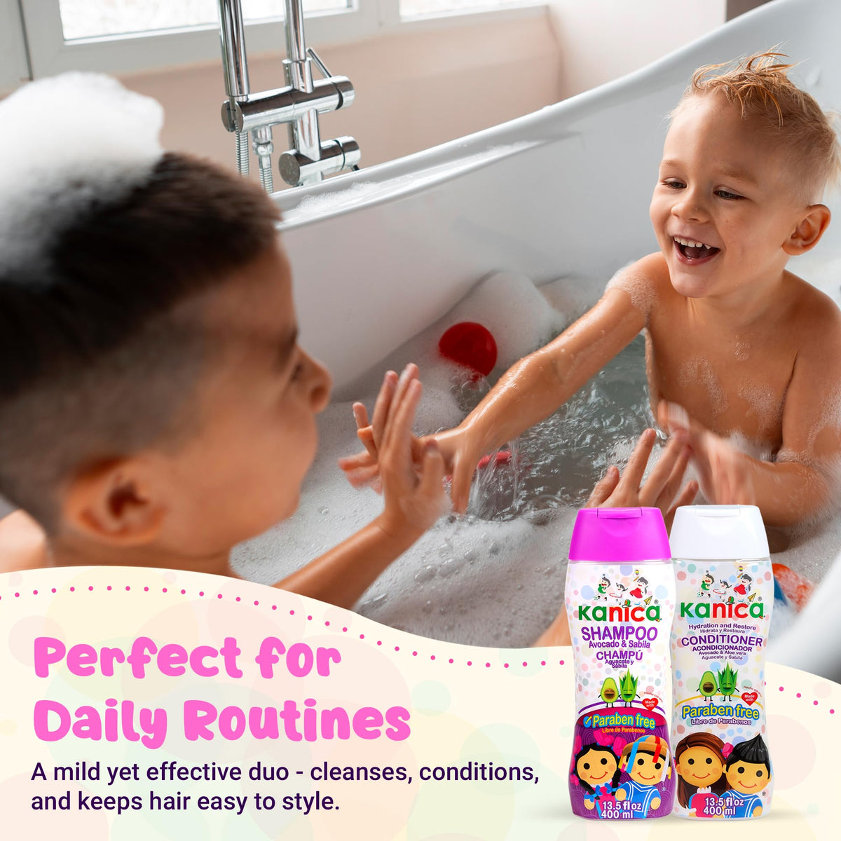 KANICA conditioner texture pouring smoothly for soft hair benefits