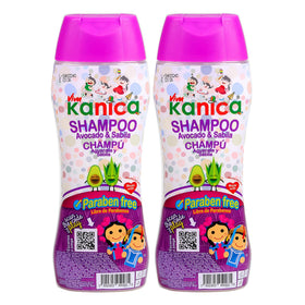 KANICA happy child with smooth hair after wash showing improved manageability