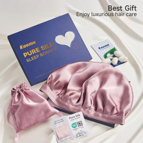 Kaome bedtime scene in bedroom showing breathable silk for comfortable sleep