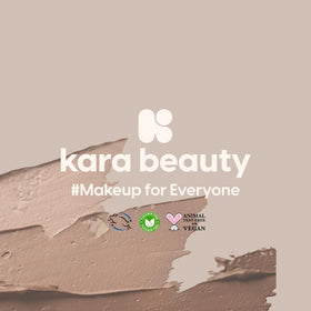 Kara Beauty lifestyle vanity setup displaying palette ready for daily makeup routine