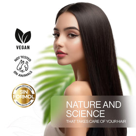 Kareol lifestyle shot of smooth hair after treatment for confidence