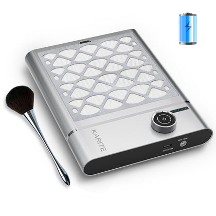 Karite front view showing sleek design and powerful suction benefit