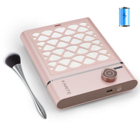 Karite front view Sakura Pink showing sleek design and tidy workspace benefit